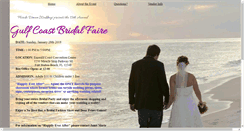 Desktop Screenshot of gulfcoastbridalfair.net