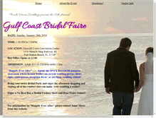 Tablet Screenshot of gulfcoastbridalfair.net